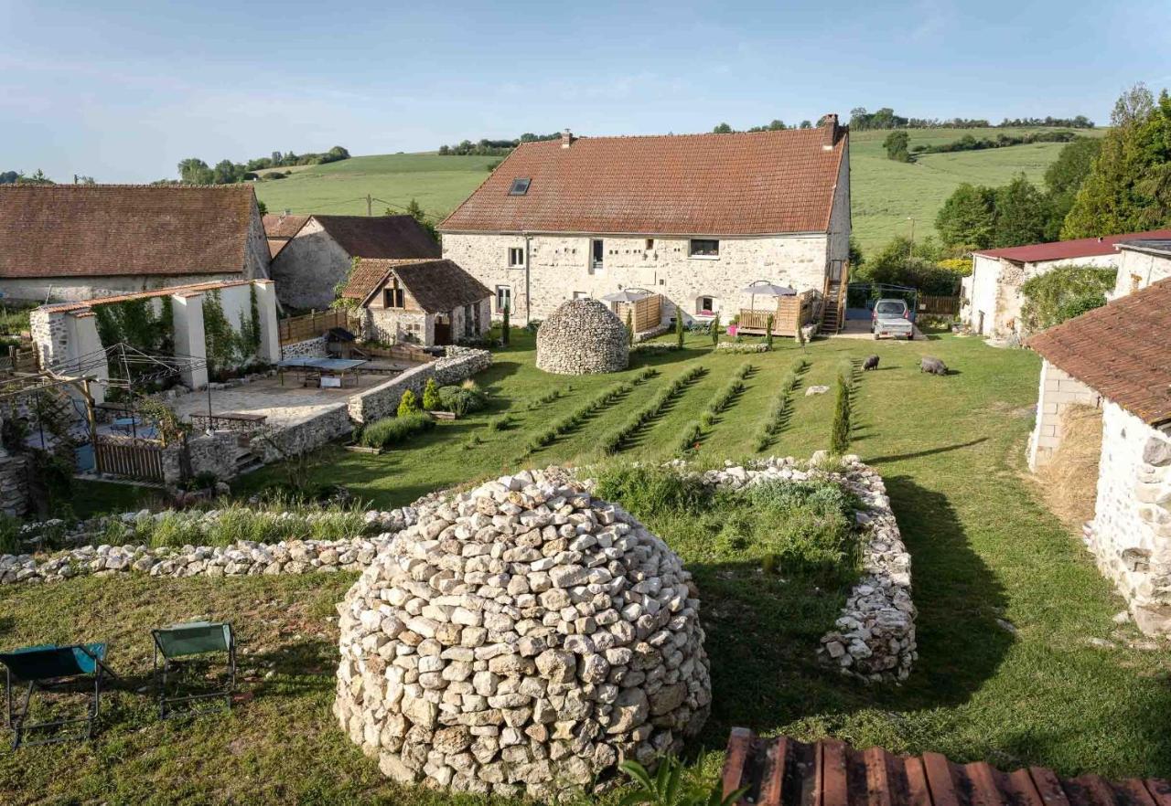 Les Bories En Champagne Villa Montlevon Bagian luar foto